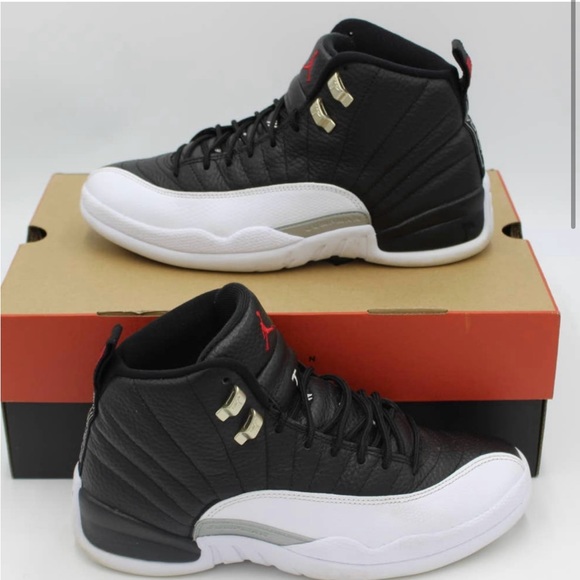 Air Jordan 12 black and white plus air zoom flight 95 Jason kidd